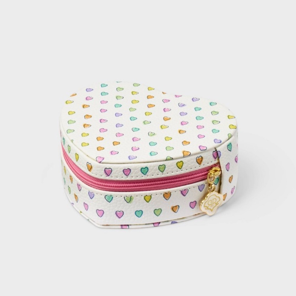 NWT Roller Rabbit x Target Disco Hearts Wave Heart Shaped Jewelry Box